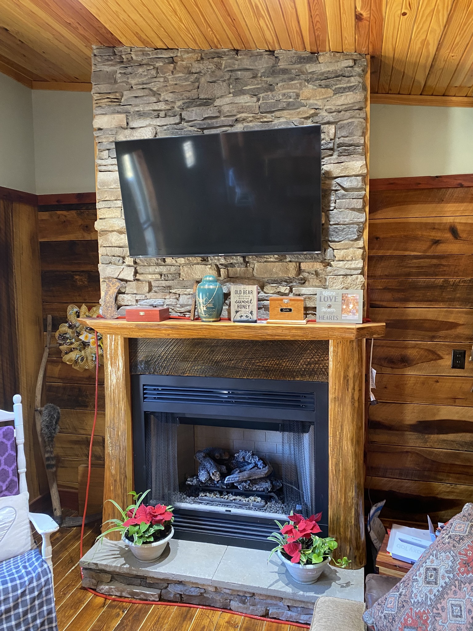 1063 Swan Mill Road Morrison, TN 37357 - Photo 12 of 35 a living room with furniture and a fireplace