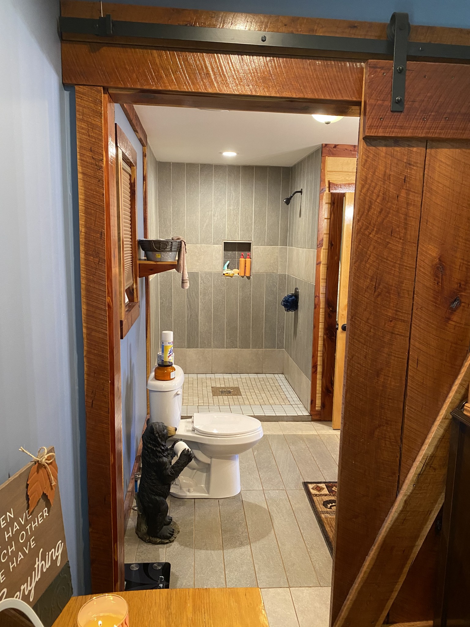 1063 Swan Mill Road Morrison, TN 37357 - Photo 21 of 35 a bathroom with a sink a toilet and shower