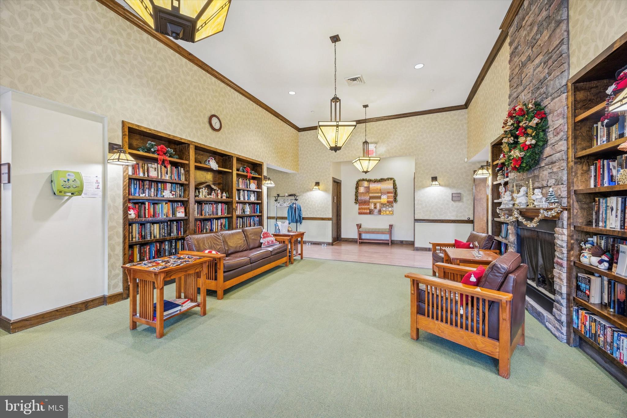 300 Tyler Court, Unit 431 Philadelphia, PA 19111 - Photo 21 of 29 a reading room with furniture and book shelf