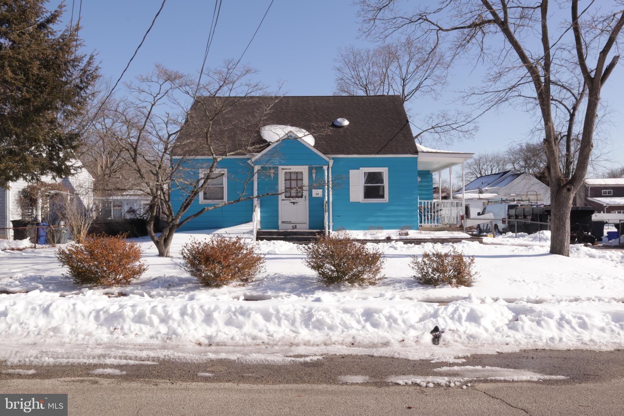 58 Watson Boulevard Clementon, NJ 08021 - Photo 1 of 4 a view of a house with a snow