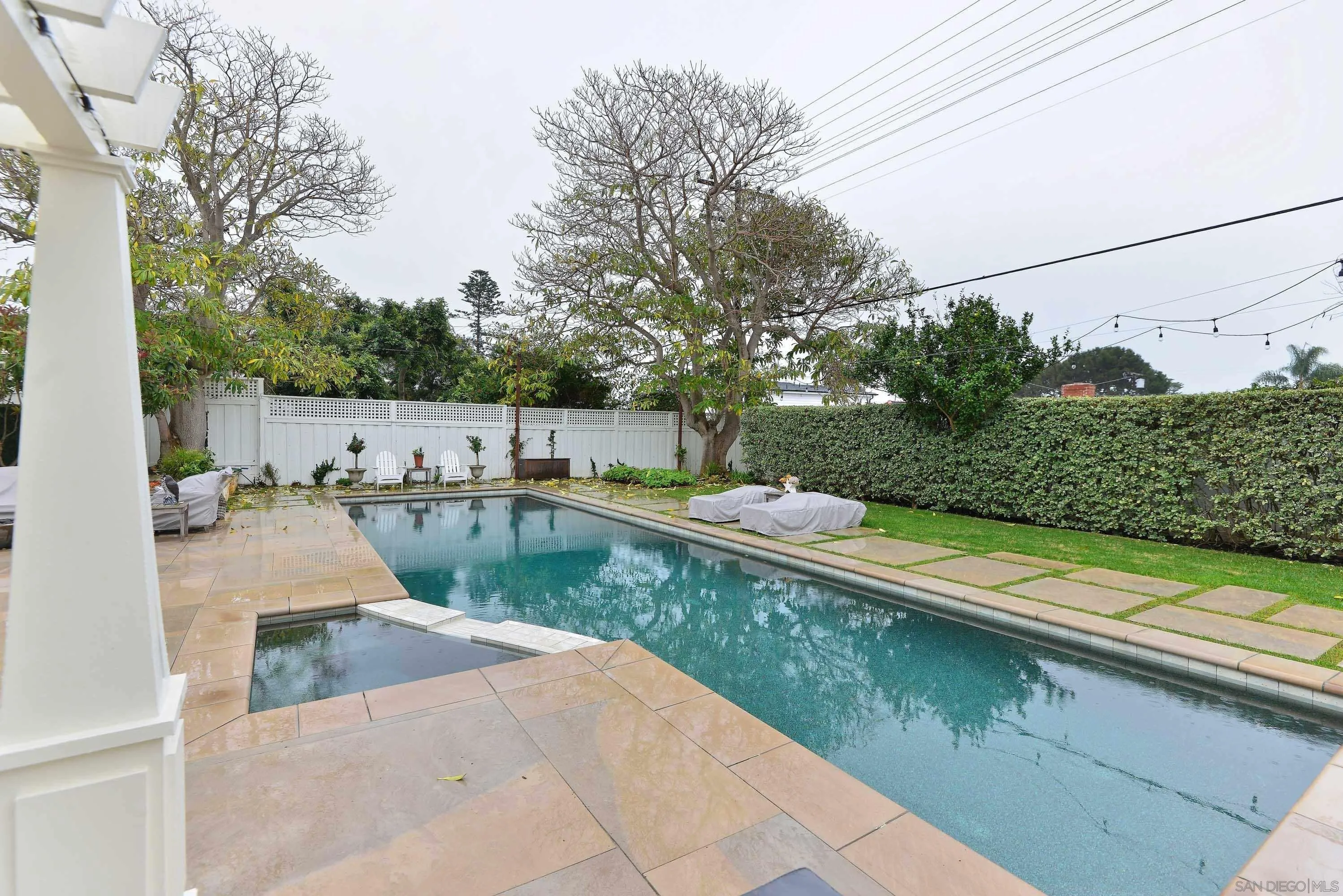 5844 Beaumont Avenue La Jolla, CA 92037 - Photo 21 of 26 a view of a swimming pool with a yard