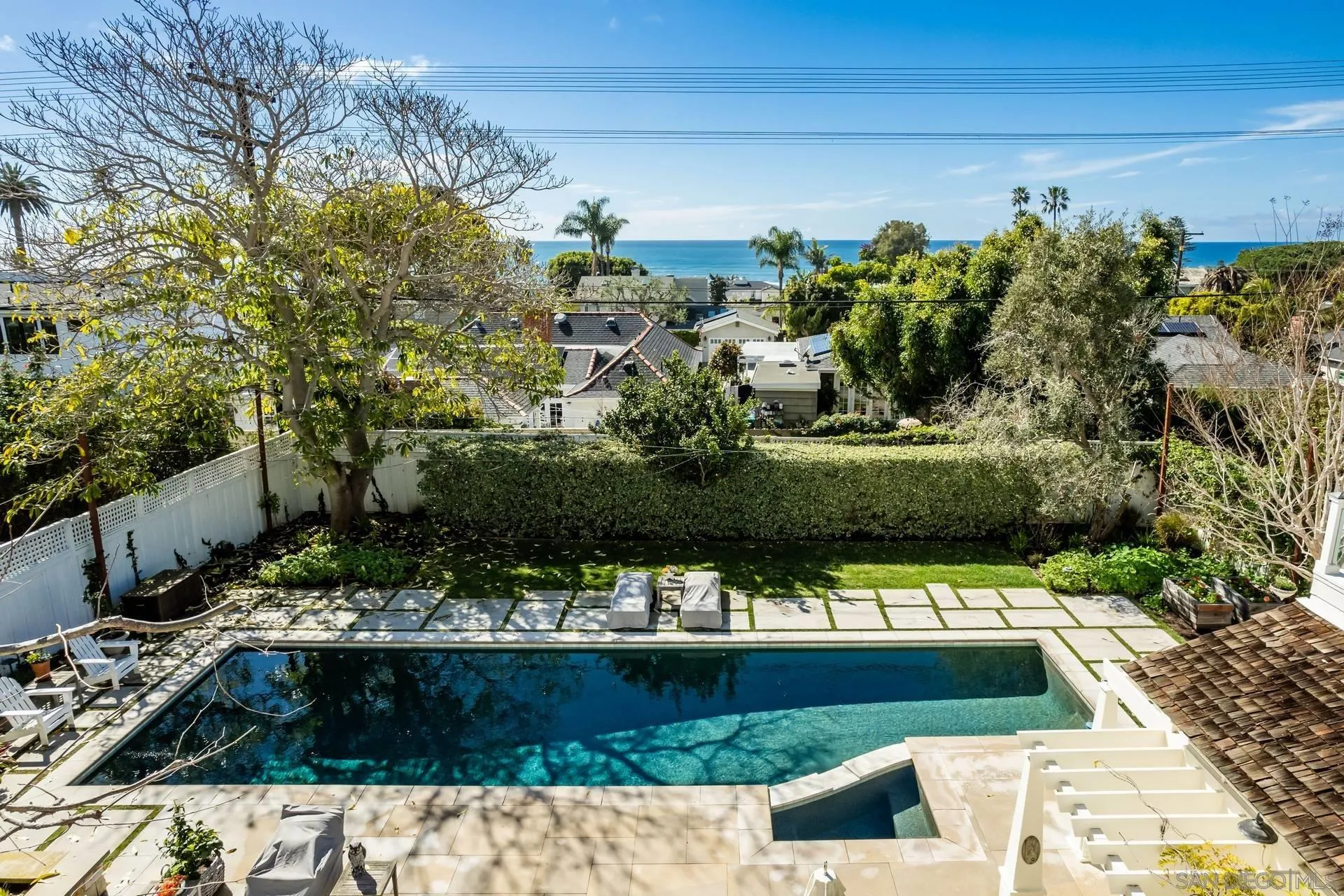 5844 Beaumont Avenue La Jolla, CA 92037 - Photo 23 of 26 a view of a yard with plants