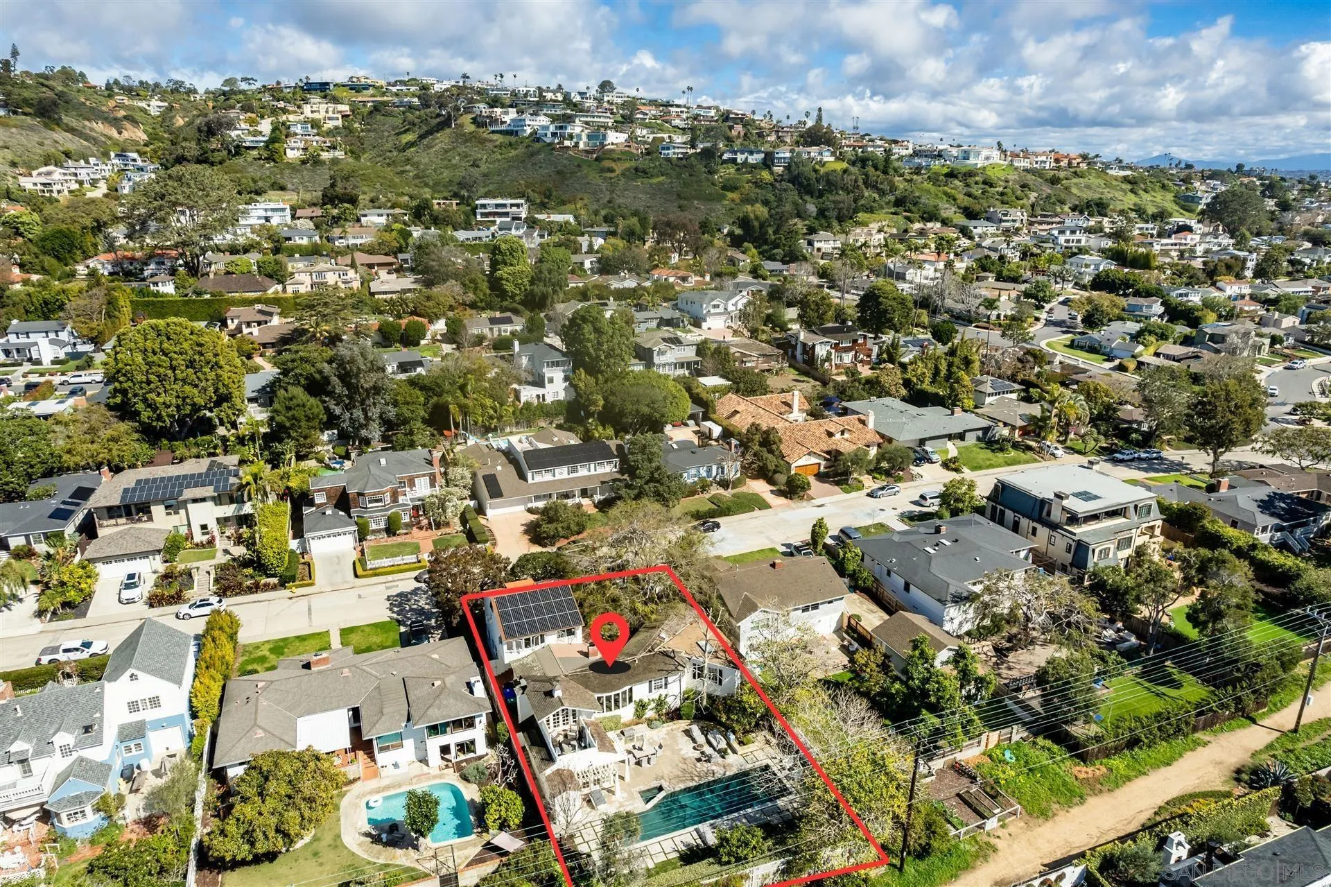 5844 Beaumont Avenue La Jolla, CA 92037 - Photo 26 of 26 an aerial view of residential houses with outdoor space