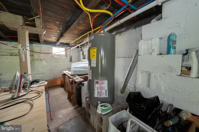 a view of a wooden floor with a dry trees