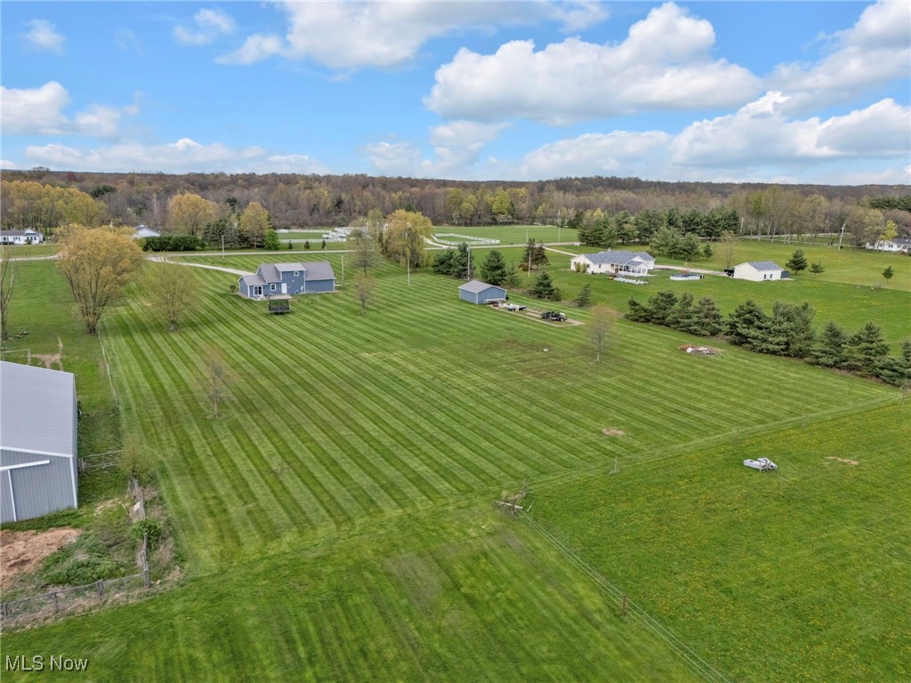 39233 Jones Road Litchfield, OH 44253 - Photo 41 of 46 Drone / aerial view with a rural view