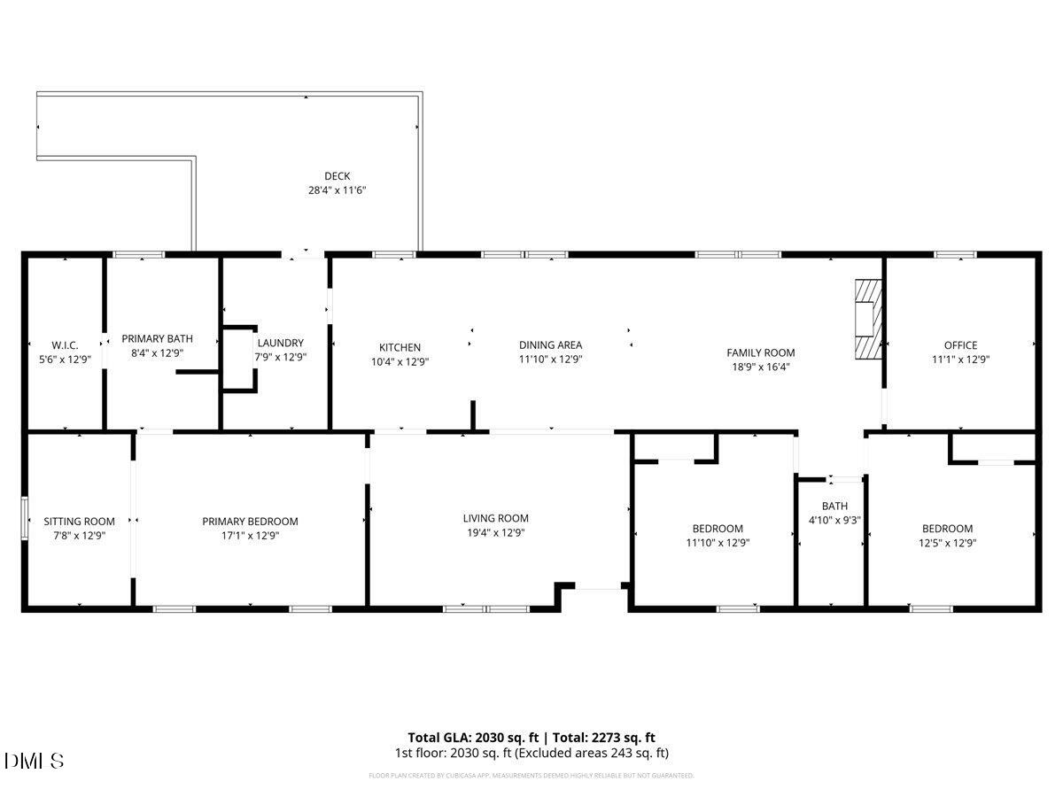 200 Griesch Road Roxboro, NC 27574 - Photo 22 of 22 01-Floorplan w measurements