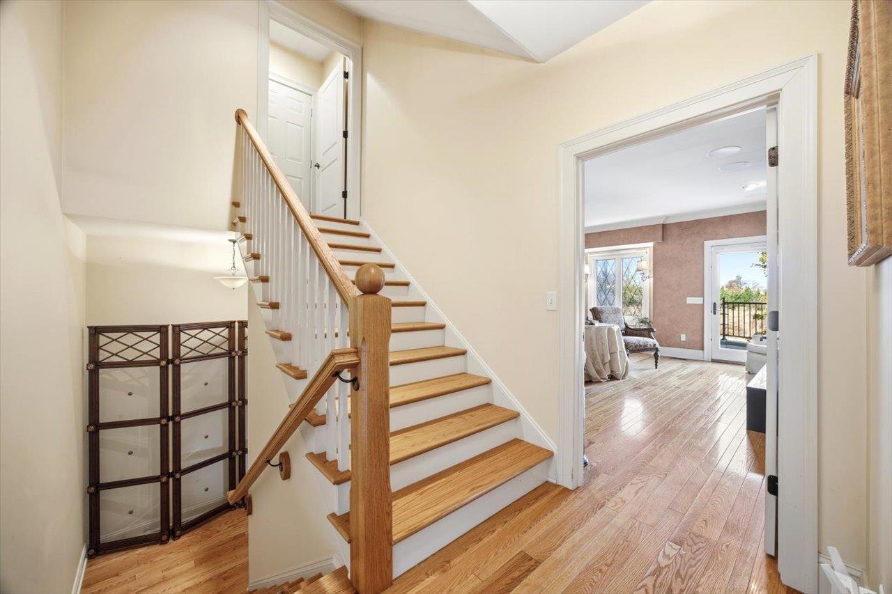 2223 Airport Road Bridgewater, VA 22812 - Photo 37 of 74 a view of a hallway with wooden floor and staircase