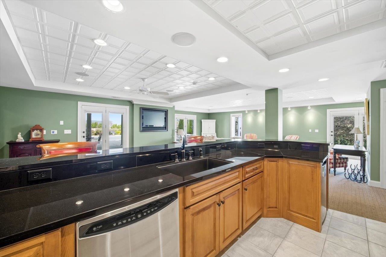 2223 Airport Road Bridgewater, VA 22812 - Photo 47 of 74 a large kitchen with lots of counter space and a sink