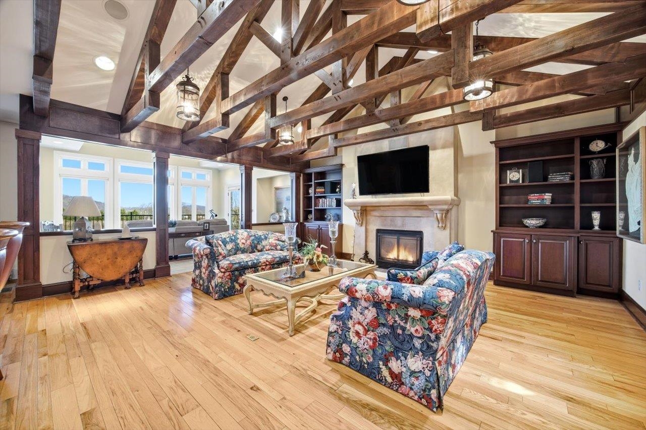 2223 Airport Road Bridgewater, VA 22812 - Photo 7 of 74 a living room with furniture fireplace and a flat screen tv