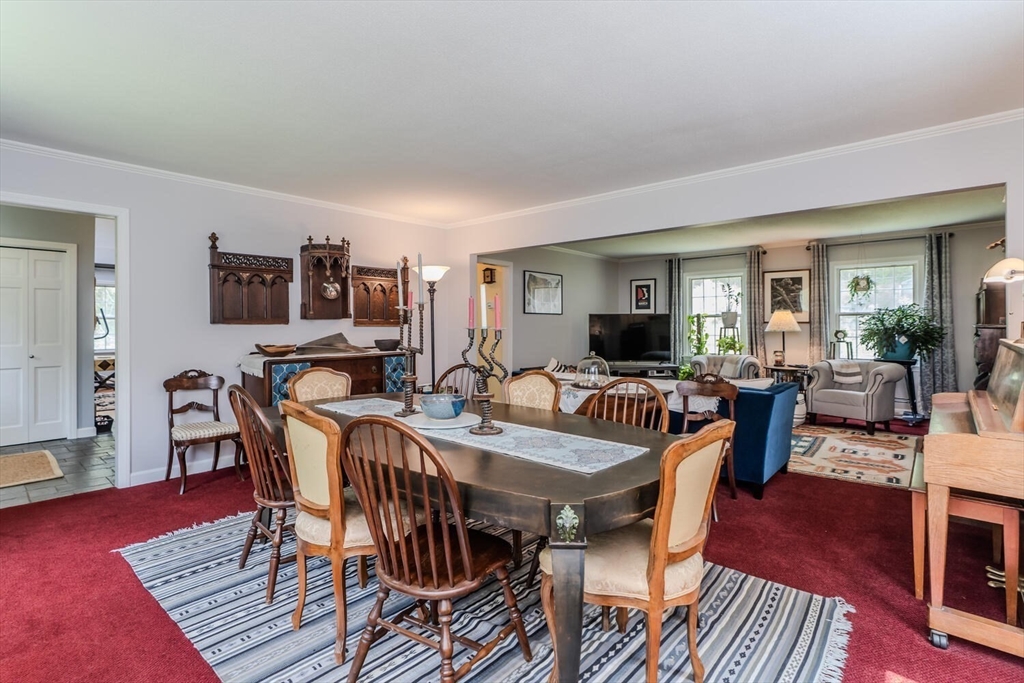 87 Montague Road Westhampton, MA 01027 - Photo 10 of 42 a view of a dining room with furniture and wooden floor