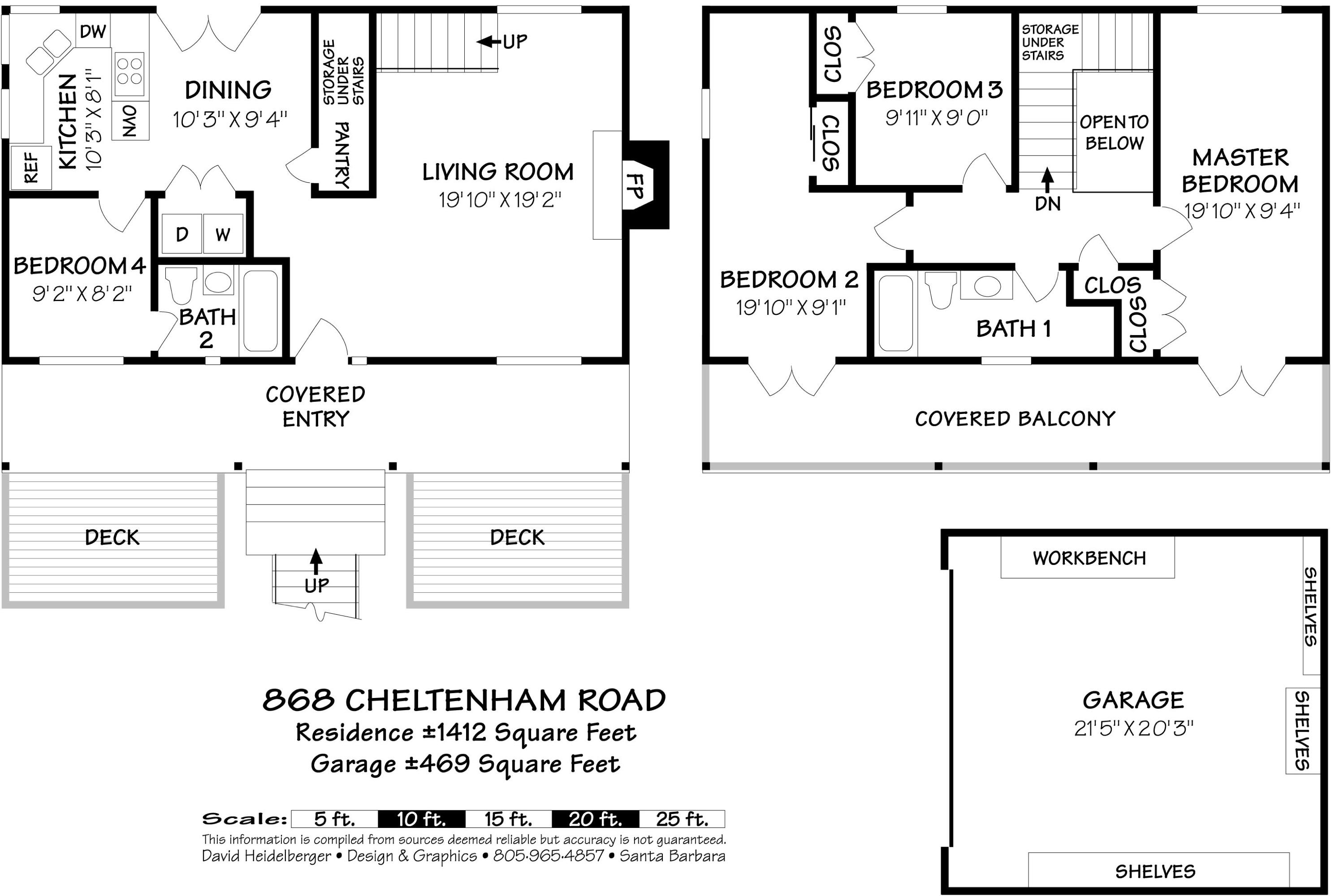 868 Cheltenham Road Santa Barbara, CA 93105 - Photo 18 of 18 FloorPlan
