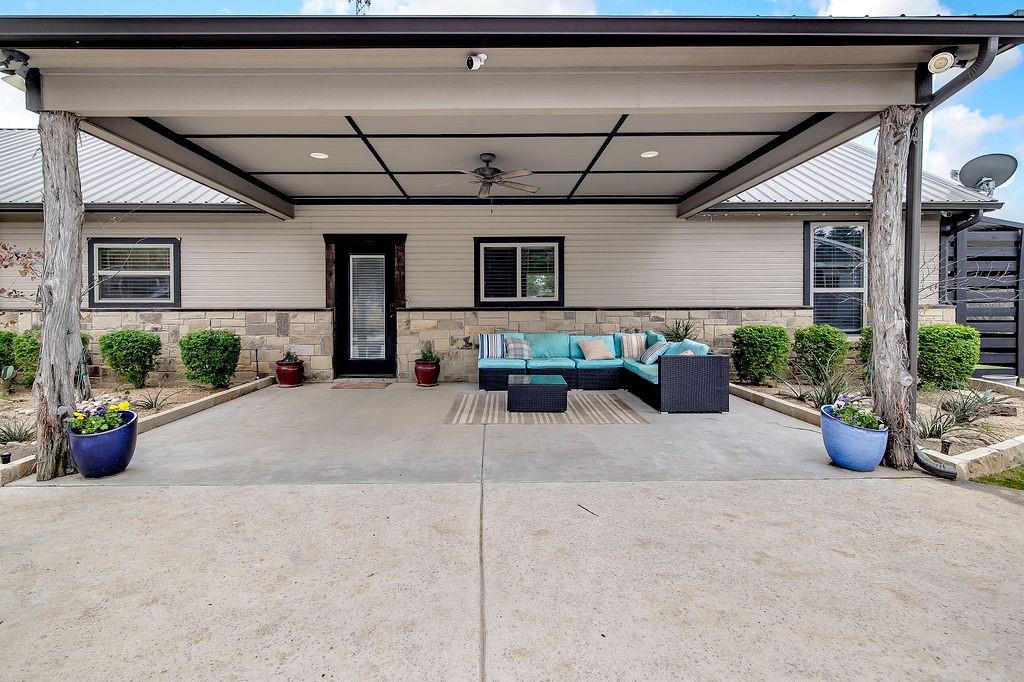 3817 Cross Timber Road Burleson, TX 76028 - Photo 6 of 36 a view of a patio with potted plants