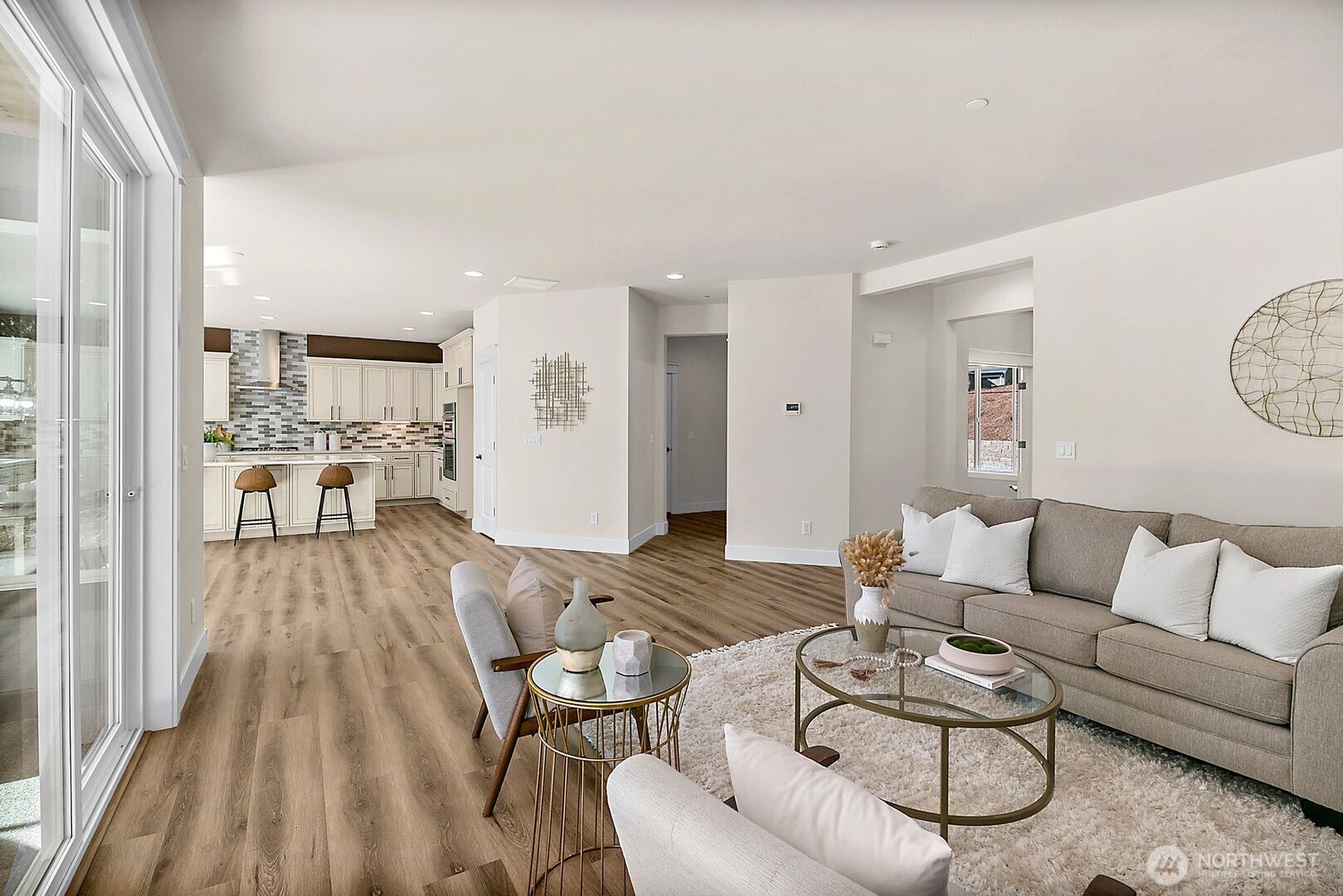 0 Herron Road Northwest Lakebay, WA 98349 - Photo 18 of 24 a living room with furniture and a large window
