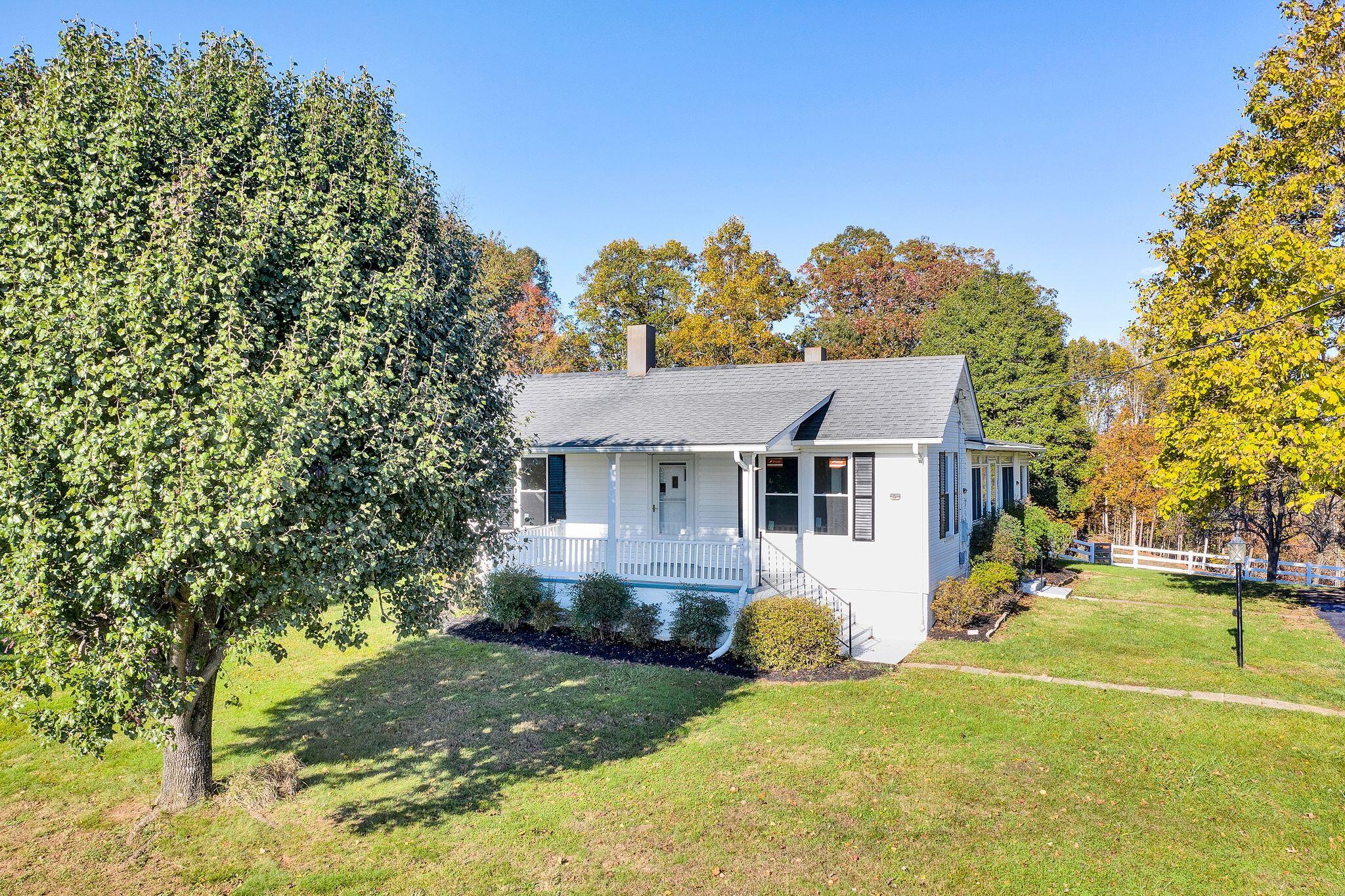12558 Hardy Road Hardy, VA 24101 - Photo 2 of 14 front view of a house with a yard