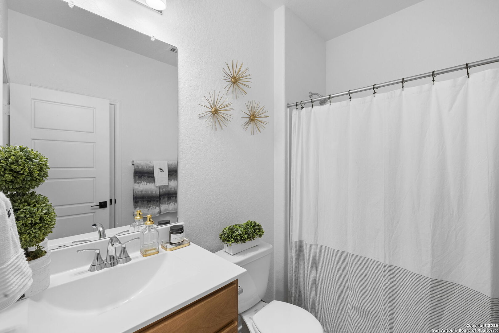 4931 Park Marion, TX 78124 - Photo 15 of 20 a bathroom with a sink vanity mirror and toilet