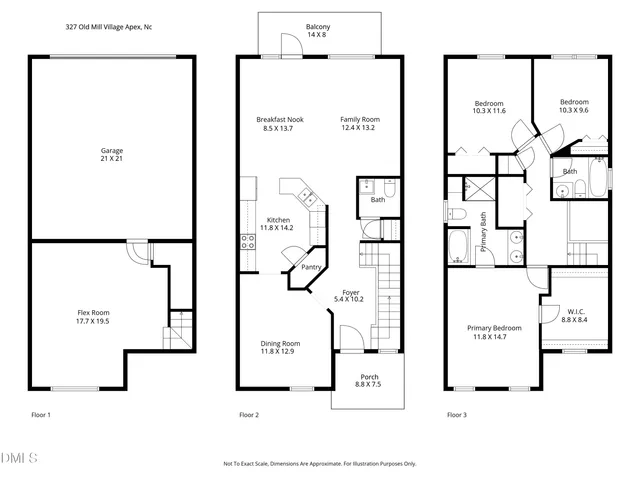 $415,000 | 327 Old Mill Village Drive, Apex, NC 27502
