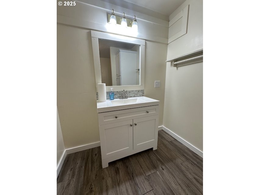 62254 Wallowa Mtn Loop Road Joseph, OR 97846 - Photo 28 of 35 a room with a sink and a mirror