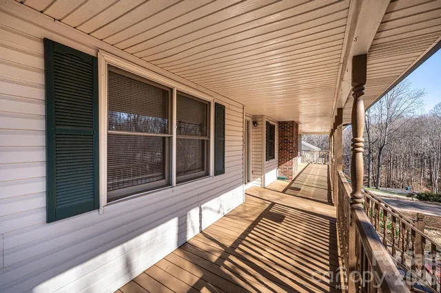 a view of a house with wooden floor