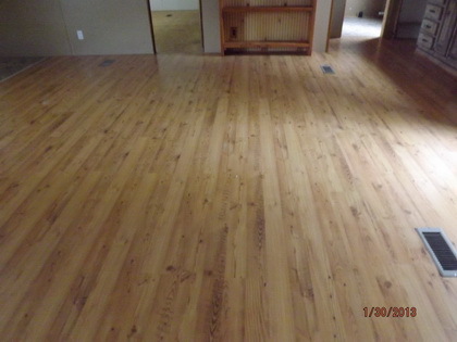 3950 Sunflower Road Pilot, VA 24138 - Photo 8 of 12 wood floors in living room and kitchen