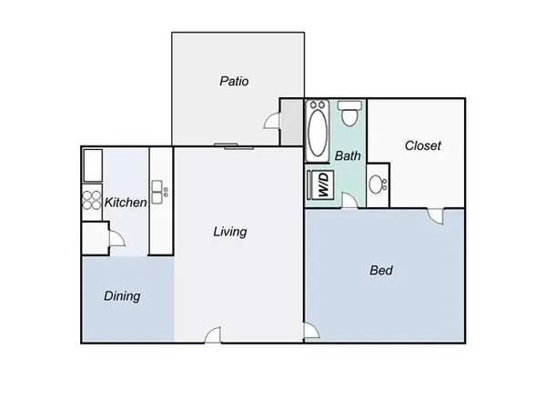 $1,195 | 6903 Deatonhill Drive, Unit 22, Austin, TX 78745