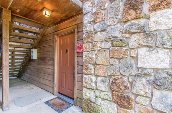 a view of front door