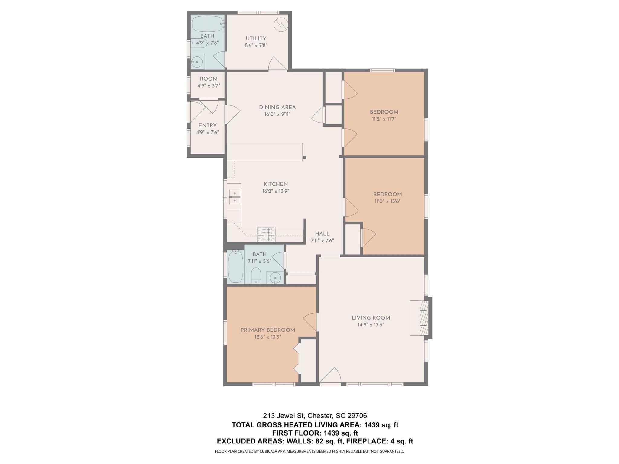 213 Jewel Street Chester, SC 29706 - Photo 21 of 21 a picture of a bench in front of a white house