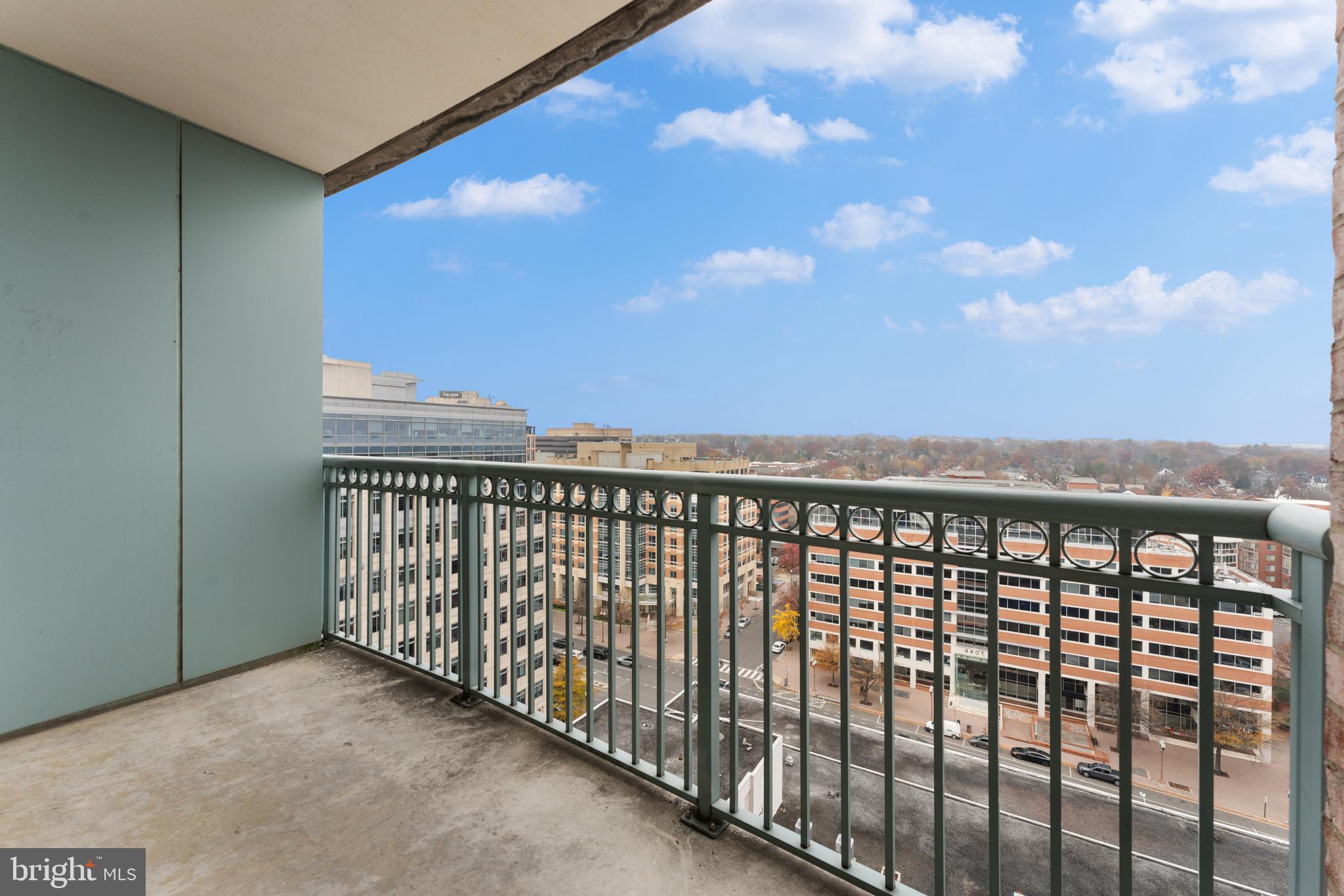 851 North Glebe Road, Unit 1514 Arlington, VA 22203 - Photo 14 of 47 a view of a balcony with an outdoor space