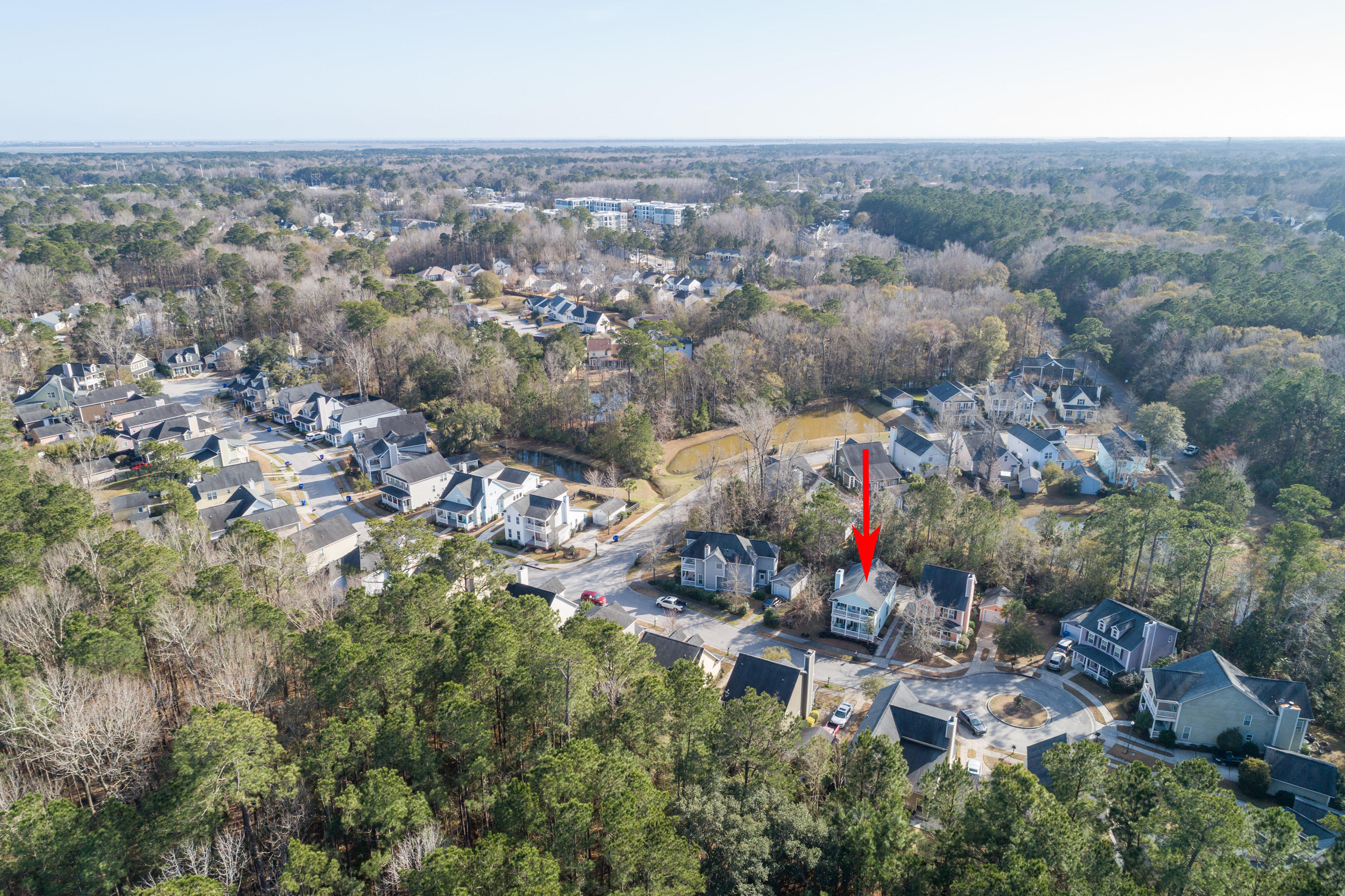 2813 Caitlin's Way Mount Pleasant, SC 29466 - Photo 42 of 46 Aerial View looking towards 17