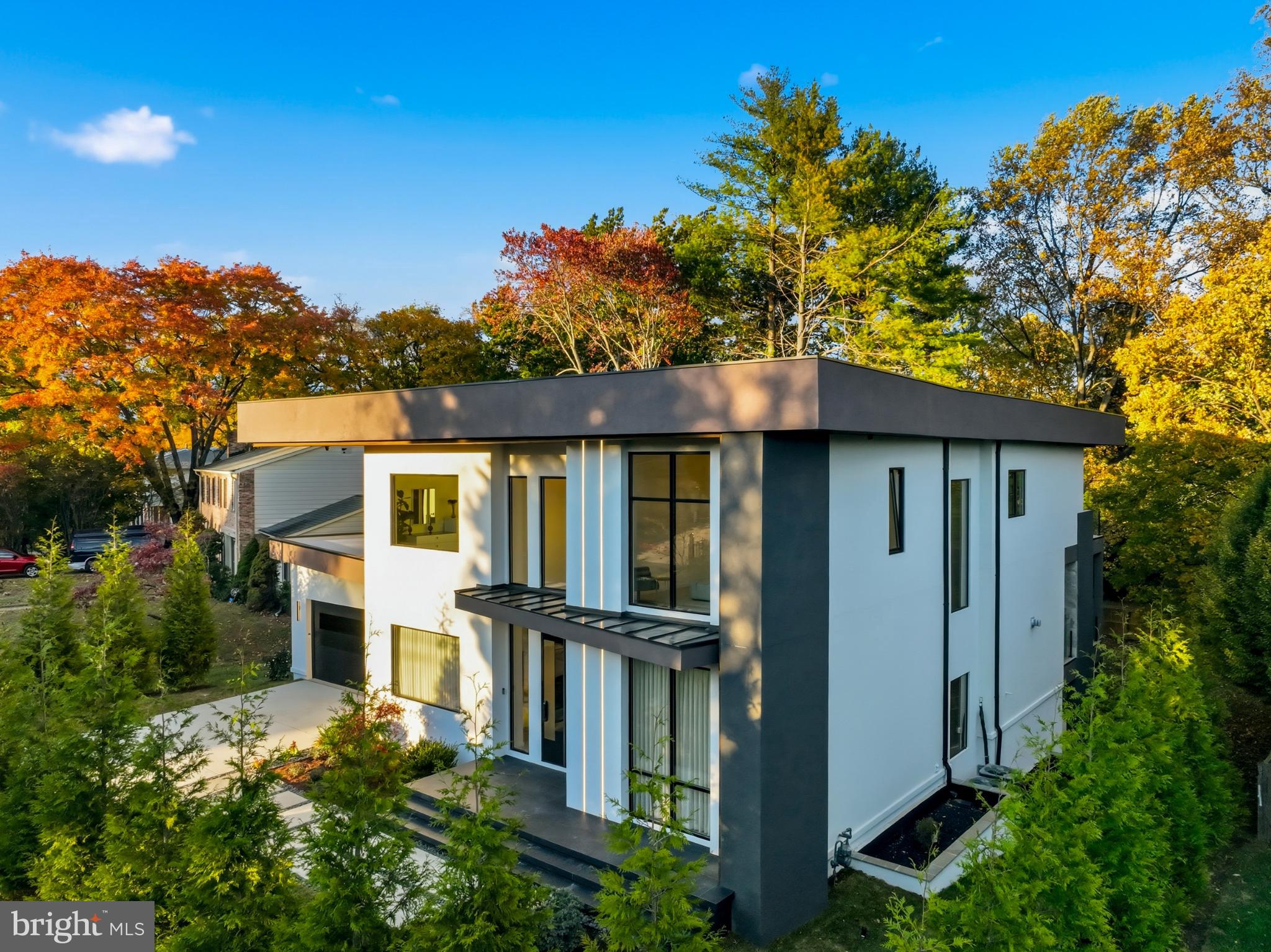 9408 Old Courthouse Road Vienna, VA 22182 - Photo 91 of 92 Modern elegance amidst vibrant autumn hues.