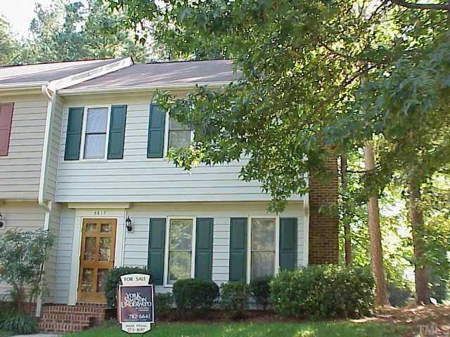 5617 Hamstead Crossing Raleigh, NC 27612 - Photo 1 of 1 a front view of a house with garden