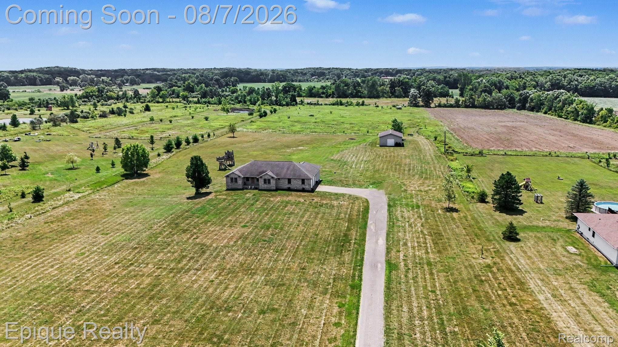 2288 Daley Road Lapeer, MI 48446 - Photo 25 of 30 Spacious 10 acre property featuring a Ranch with an attached 2 Car Garage, and a Pole Barn with Water & Electricity