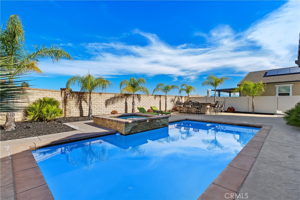 24128 Deputy Way Menifee, CA 92584 - Photo 29 of 34 a view of swimming pool with seating space