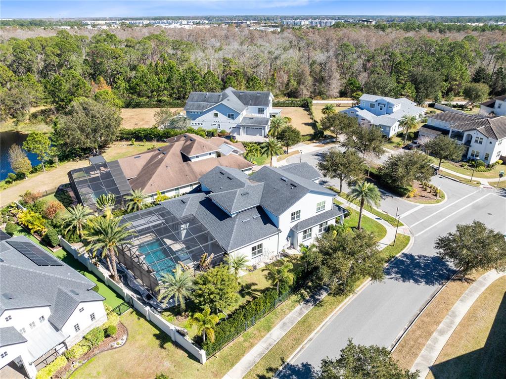 12664 Banting Terrace Orlando, FL 32827 - Photo 62 of 79 an aerial view of a house with a garden