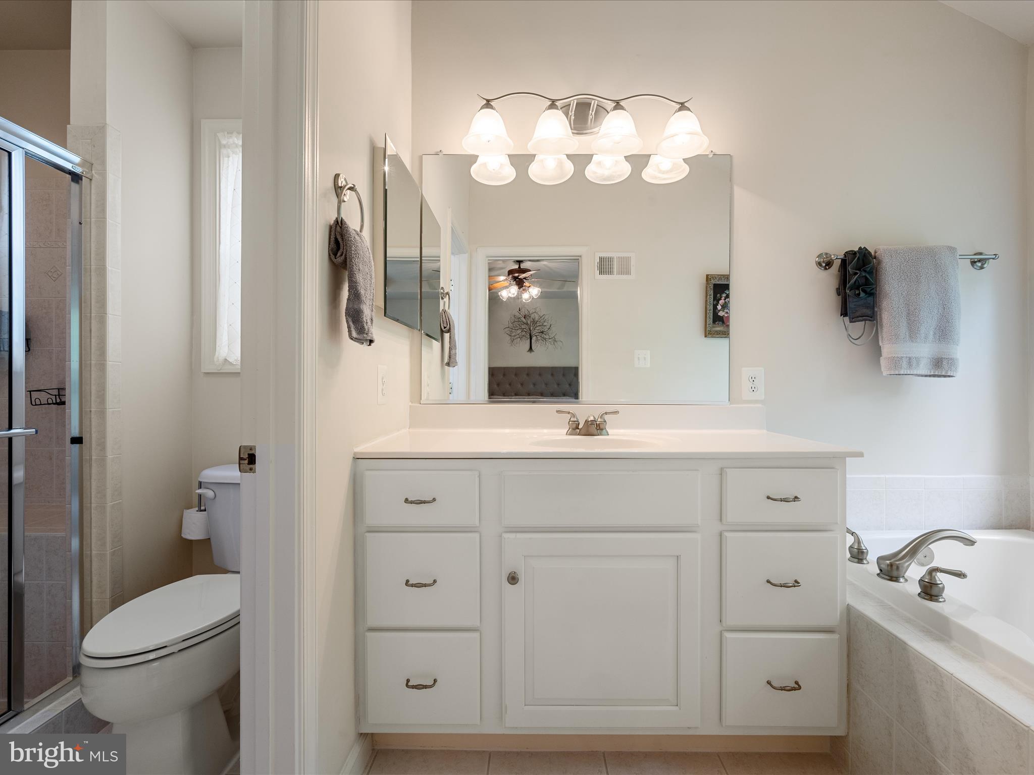 108 Eagle Drive Cross Junction, VA 22625 - Photo 21 of 61 a bathroom with a double vanity sink mirror and toilet