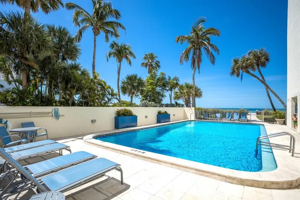 a front view of a building with glass door