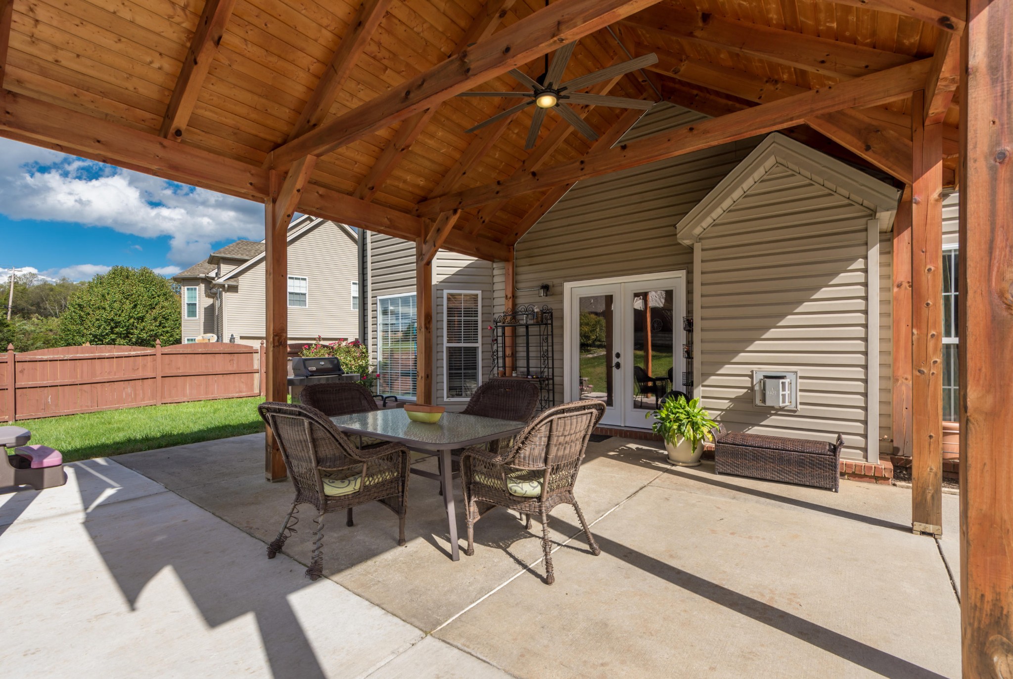 12665 Clear Ridge Road Knoxville, TN 37922 - Photo 24 of 39 a view of a patio with chairs and table in patio