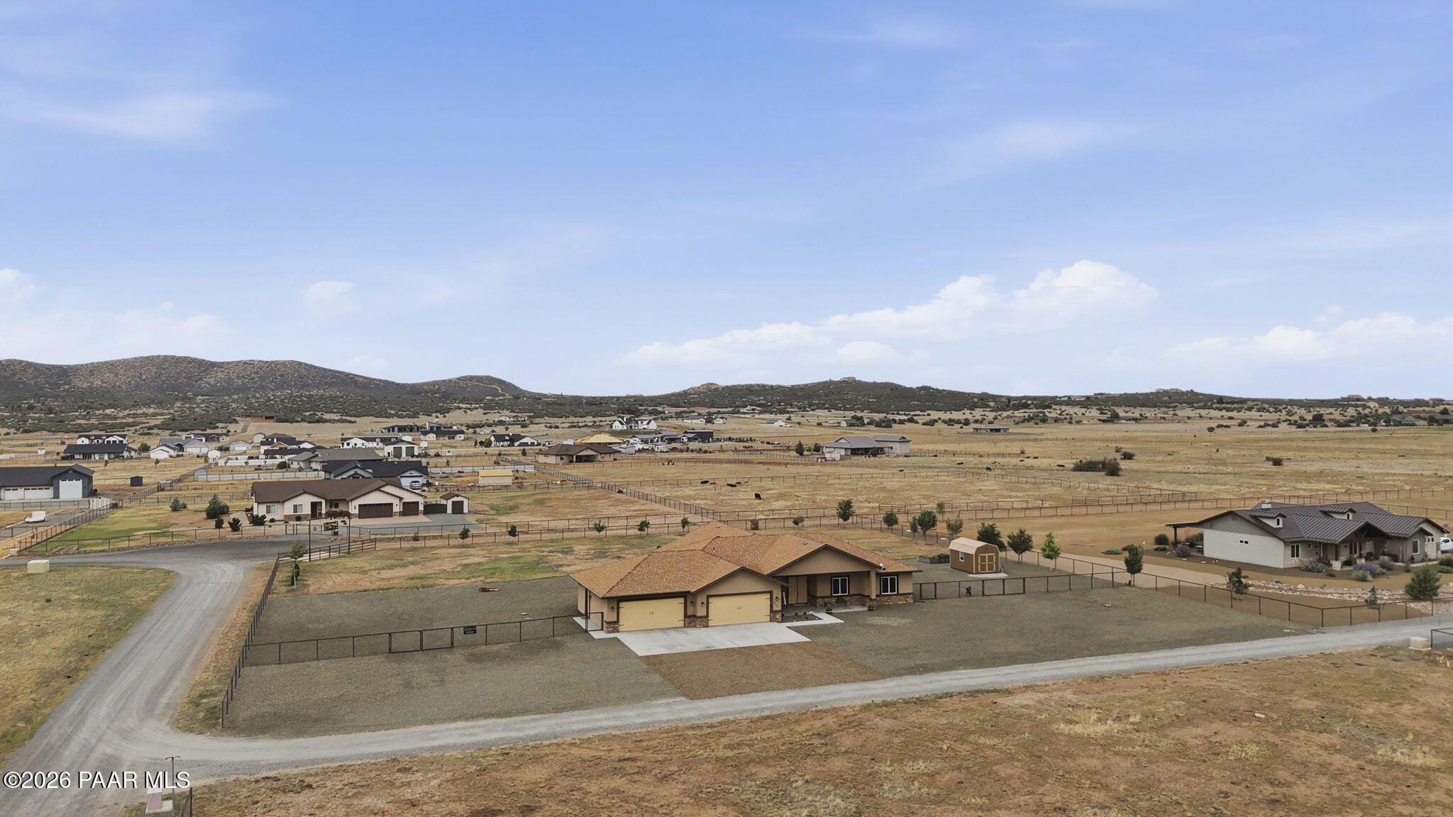 9860 North Loper Road Prescott Valley, AZ 86315 - Photo 41 of 46 3-Aerial Front