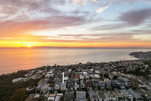a view of city and ocean