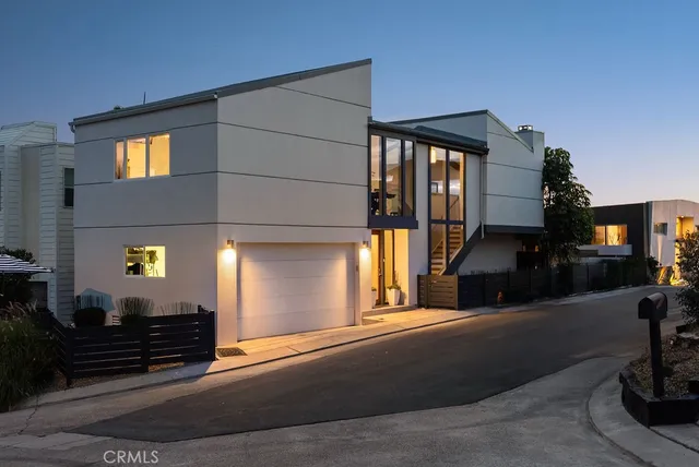 a view of a house with a patio