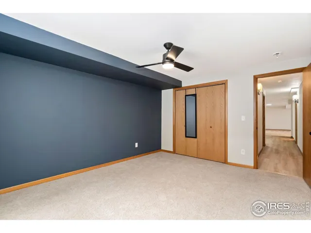 a view of store room with wooden floor