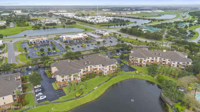a view of a building with a street