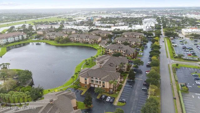 a front view of a multi story building