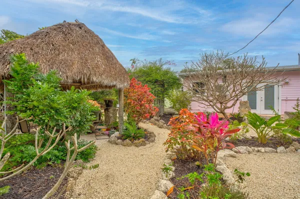 a outdoor living space with furniture and a couch