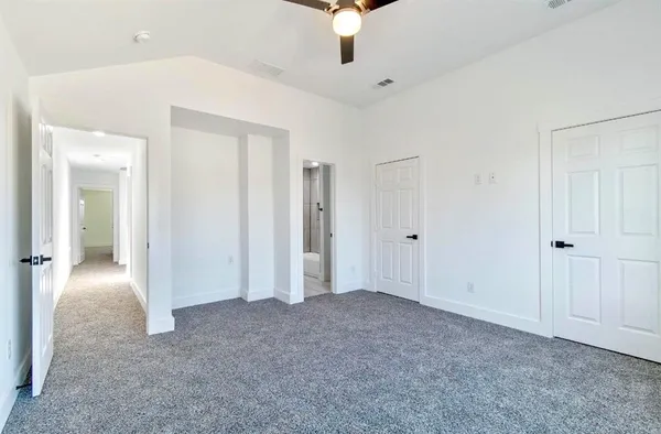 a view of a backyard with a garden