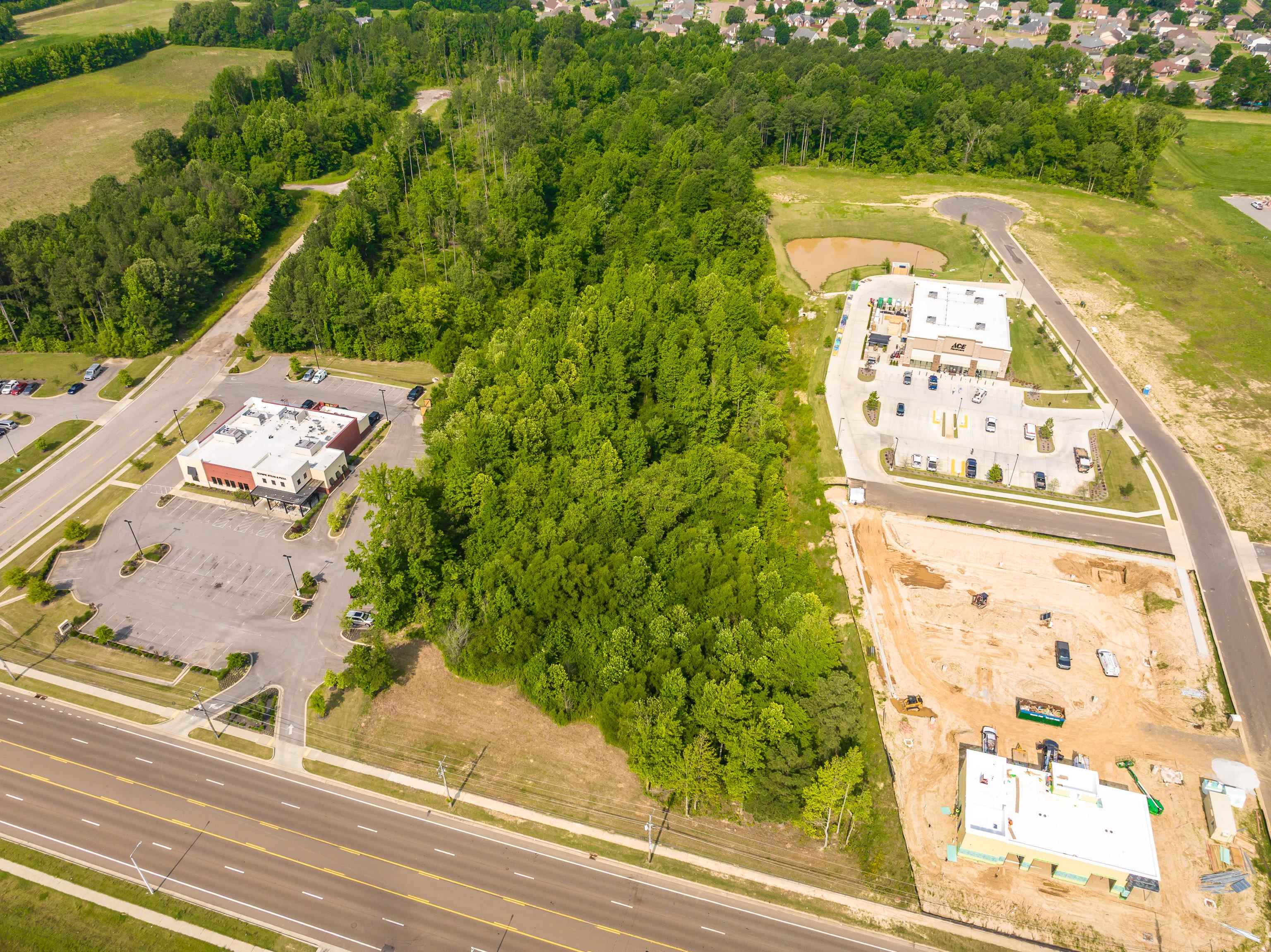 0 Airline Road Arlington, TN 38002 - Photo 3 of 19 an aerial view of a house with a yard and lake view
