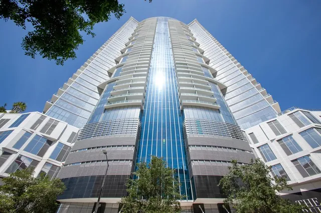 a view of a large building