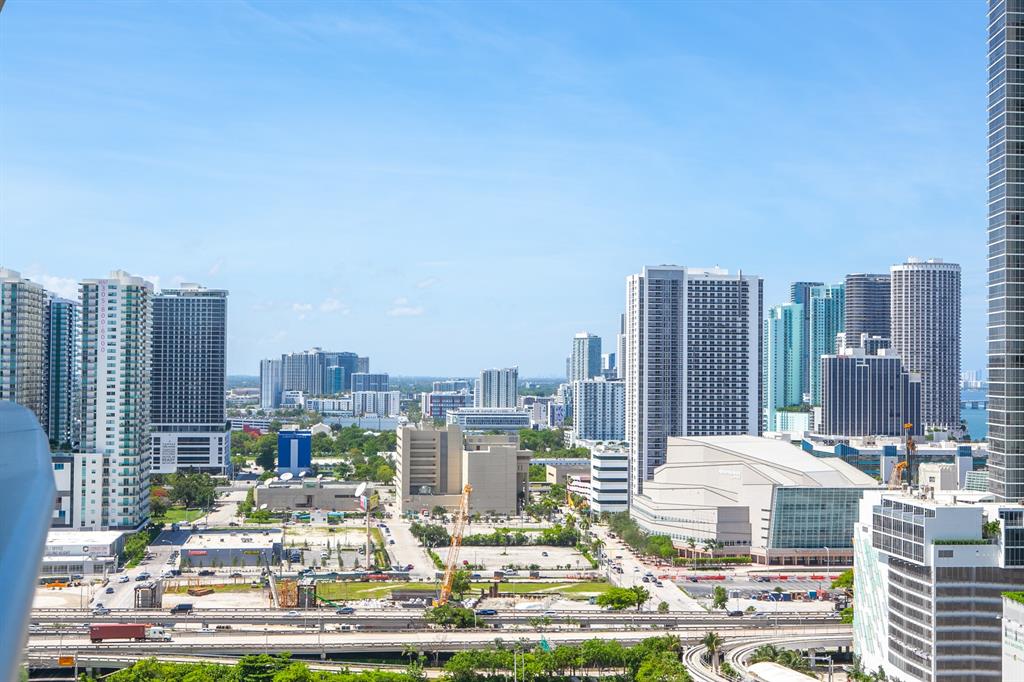 851 Northeast 1st Avenue, Unit 2005 Miami, FL 33132 - Photo 22 of 23 a view of city with tall buildings