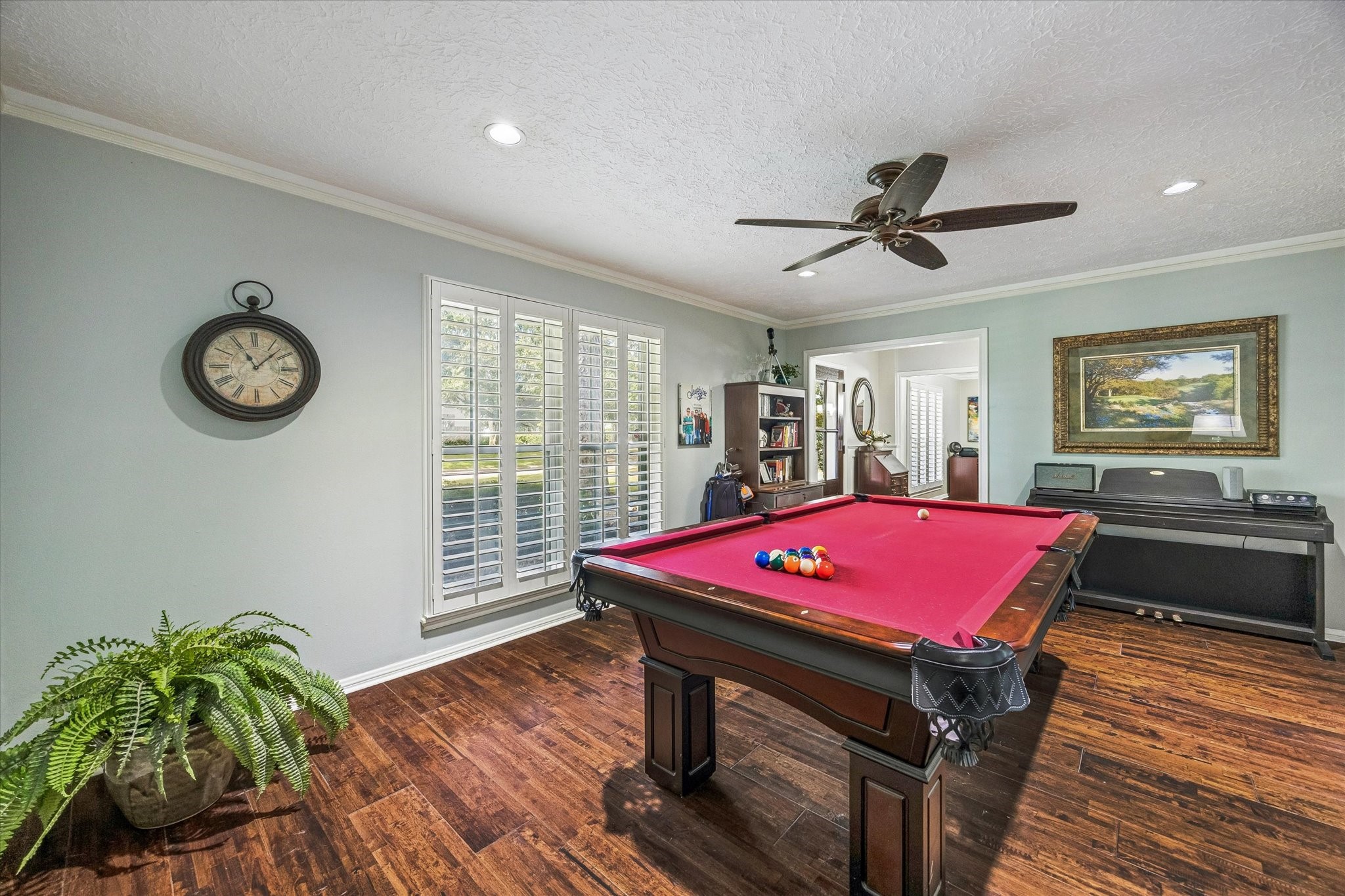 13926 Perthshire Road Houston, TX 77079 - Photo 6 of 31 This spacious formal living room offers wonderful flexibility and is currently enjoyed as a game room, showcasing the many ways the space can be tailored to fit your lifestyle.