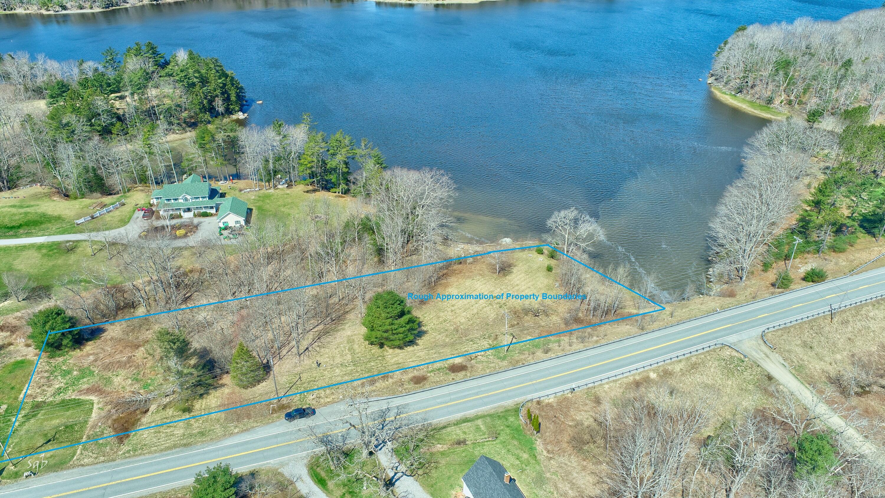 Lot 53 Castine Road Orland, ME 04472 - Photo 3 of 14 20240422-Drone Castine Road 4 with lines