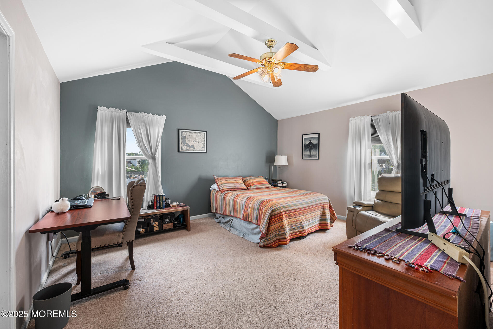 33 Bryce Canyon Road Howell, NJ 07731 - Photo 20 of 44 a bedroom with a bed and a chandelier